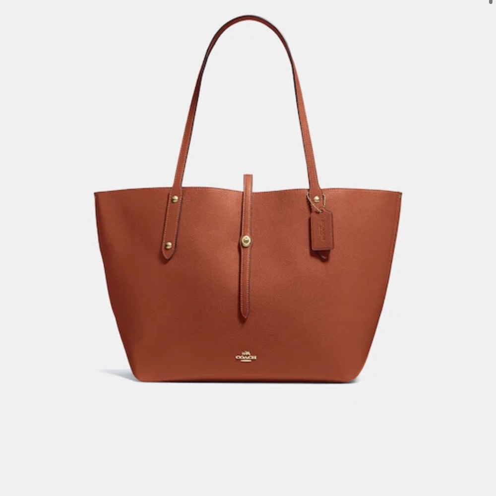 NWT Coach Market Tote Saddle